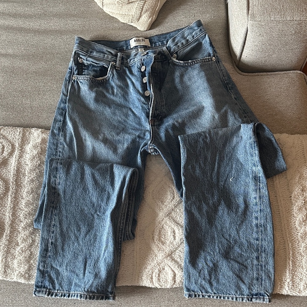 Agolde Men's Denim Straight Jeans